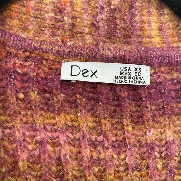 DEX Space Dye Button Front Oversized Cardigan - Picture 11 of 14
